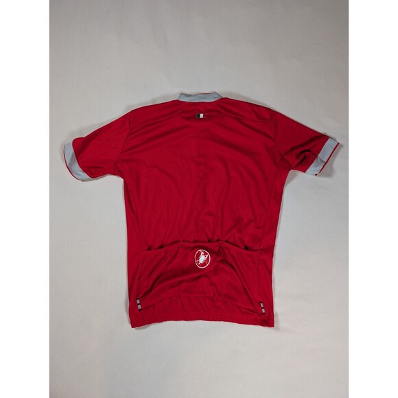Castelli Cycling Jersey Men’s Unisex XL Road Mountain Italian Red Logo - Picture 3 of 7